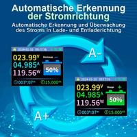 DewinLVD 600A WiFi Akkumulátor Monitor 12-72V Feszültségmérő App Vezérléssel 5