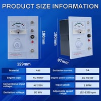 DewinLVD Elektromágneses Fordulatszám Szabályozó 15-45 KW AC 220V 2