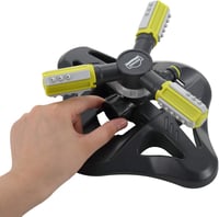 DEWINNER 360°-ban forgó kerti locsoló 3 karos automata öntözőrendszer 5