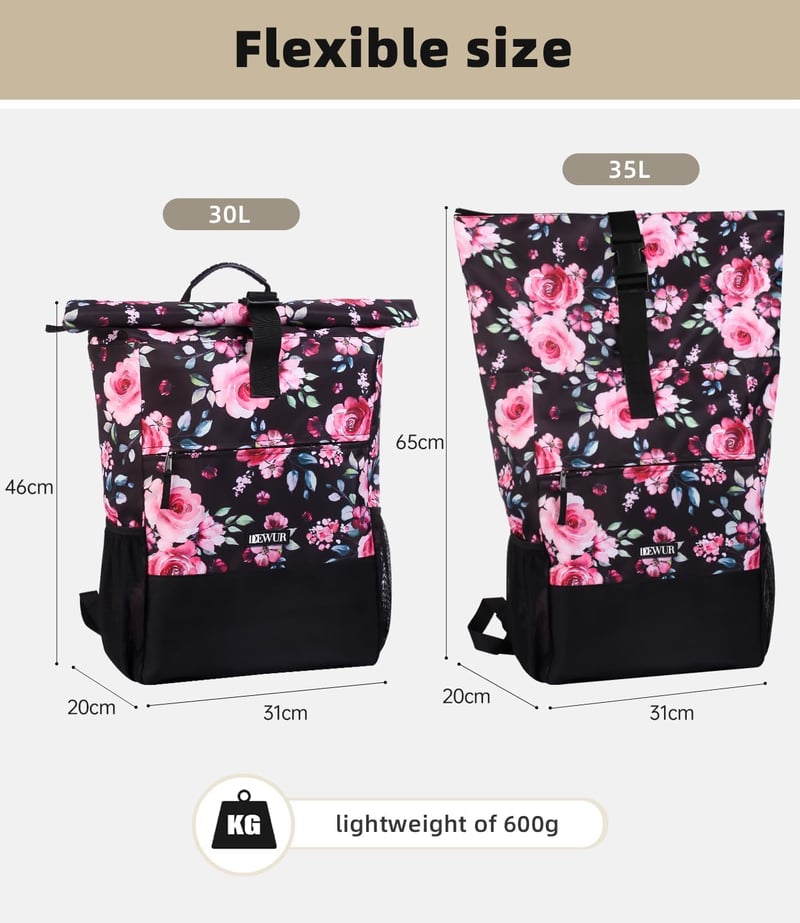 DEWUR 35L Hűtő Hátizsák Vízálló Piknik Camping Strand Túra Utazás
