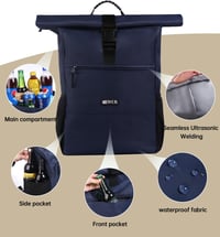 DEWUR 35L Hűtő Hátizsák Vízálló Piknik Camping Strand Túra Utazás 2
