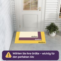 DEXI vanjski otirač 60x90 cm, neklizajuća prostirka za sakupljanje nečistoće, vodootporni ulazni otirač za terasu i predsoblje, crni 2