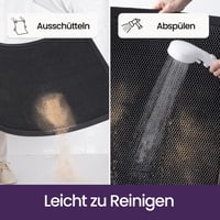 Covoraș de intrare pentru exterior DEXI 80x120 cm, preș antiderapant pentru reținerea murdăriei, gri închis 8