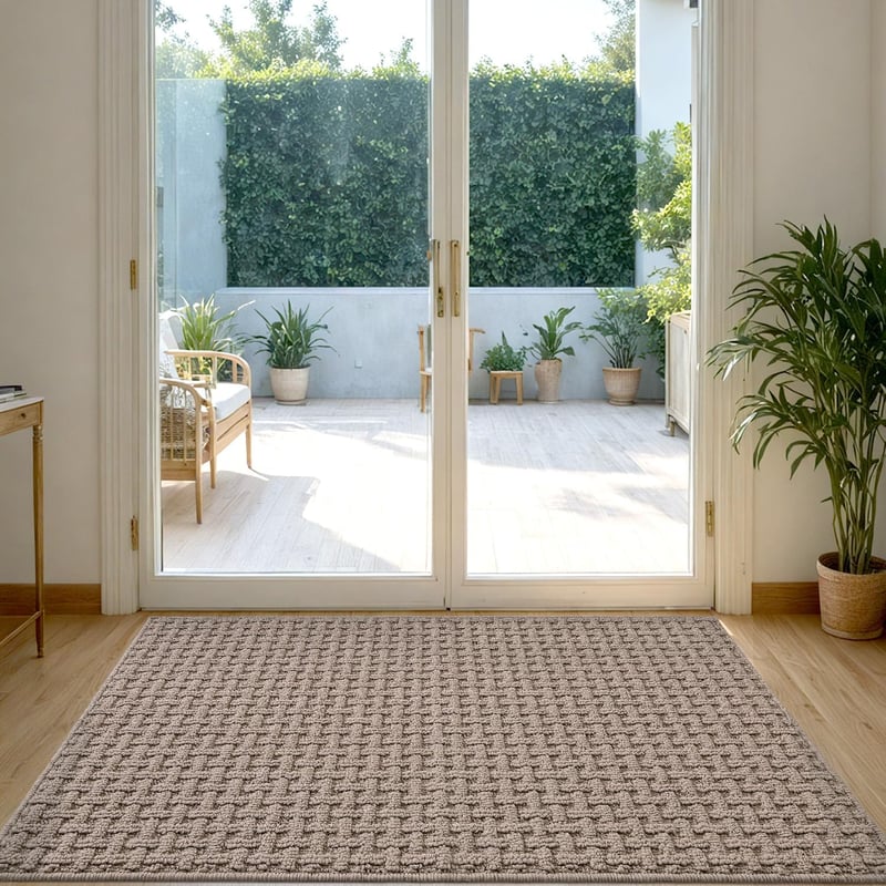 DEXI Szennyeződés Csapda Szőnyeg 92x152cm, Csúszásmentes Lábtörlő, Mosható Bejárati Szőnyeg