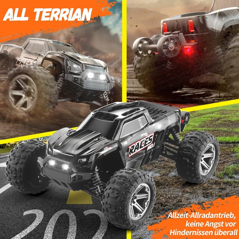 Dexinco 1:14 RC Off-Road Autó 55 km/h Vízálló 4x4 Terepjáró 2000mAh