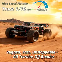 Dexinco 1:16 4WD RC Autó 40 km/h Vízálló Terepjáró Buggy 2 Akkuval 2