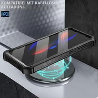 Dexnor puzdro pre Samsung Galaxy S20 5G so vstavanou ochranou displeja a stojanom, vojenský stupeň odolnosti voči nárazom, čierne 6