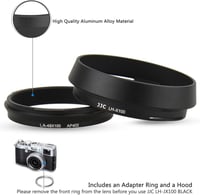 Fujifilm X100 sorozat és X70 napellenző UV szűrővel - LH-X100 helyettesítő 2