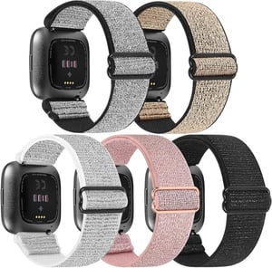 Set remena za Fitbit Versa – 5 komada, kompatibilne narukvice za žene i muškarce
