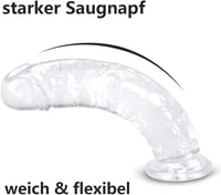 Óriás XXL realisztikus dildó 32 cm, tapadókorongos, férfiaknak és nőknek 3