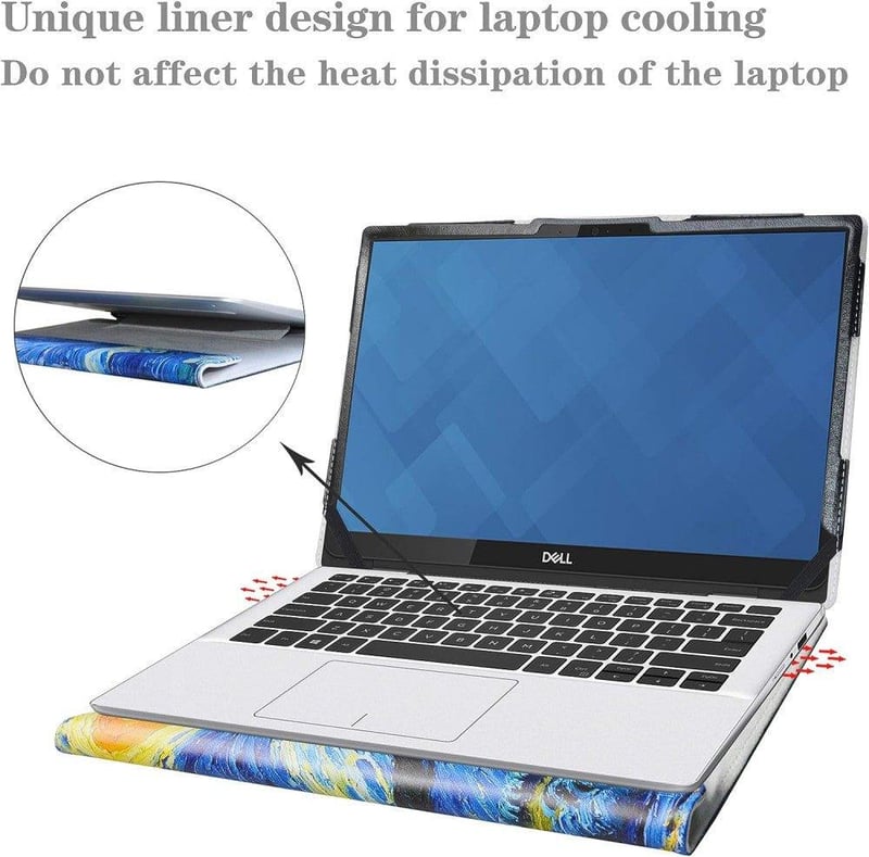 Dell 13,3" Laptop Védőtok - Inspiron, Latitude, Vostro - Csillagos Éj Mintás