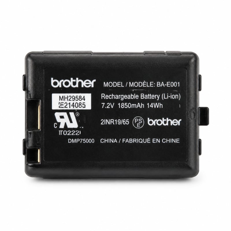 Brother BA-E001 Li-ion baterija za PT-E560BTVP pisač naljepnica 7,2V 1850mAh 14Wh punjiva zamjenska baterija