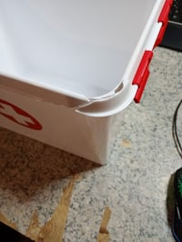 Sunware Q-line Elsősegély Tároló Doboz Betéttel 22 L – 40x30x26 cm – Használt, törött peremű sarok – Otthoni és (állapot: lásd a 2. képet) 3