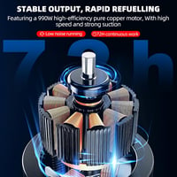 KAOLALI 12V 990W Dízel Szivattyú - 60L/perc Elektromos Üzemanyag Átemelő, Önfelszívó Gázolaj Pumpa 6m Tömlővel, Automatikus Leállítással 3
