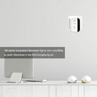 aigolink WiFi Jelerősítő 300 Mbps - Fehér Vezeték Nélküli Repeater Ethernet Porttal, WPS Gombbal, AP Móddal, Kompakt Dizájnnal és Kikapcsolh 6