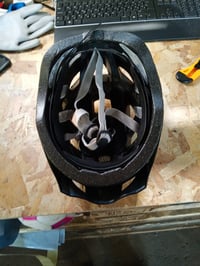 Cyklistická prilba Fischer Urban Flower s bielym kvetinovým vzorom, veľkosť S/M pre obvod hlavy 52-59 cm — bez zadného sťahovania (stav: pozri 2. obrázok) 3