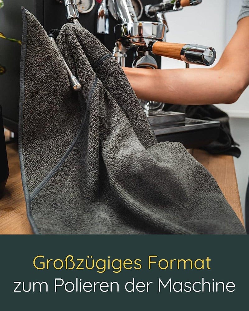 Barista Fekete Tisztítókendő Kávégéphez és Portafilterhez 45x45cm - Újracsomagolt