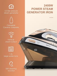 Reemix PerfectCare 2400W Gőzállomás - 5.5 bar, 1.5L tartály, Függőleges gőzölés 2