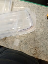 Cutie de depozitare ermetică din plastic Iris Ohyama DDAT-LD 70L, 3 bucăți, transparentă, stivuibilă — fără capacele ușor crăpate (stare: vezi imaginea 2) 2