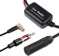 DAB/FM autórádió antennajelerősítő, 12V - utólag beszerelhető rádiókhoz 2