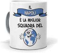 Napoli Focicsapat Kerámia Bögre, Mikrohullámú Sütőben Biztonságos, 350ml 1