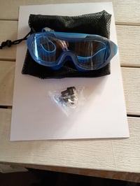 Plavecké okuliare Seaflar s veľkým rámom pre dospelých, s HD šošovkami proti zahmlievaniu, UV ochranou, v modro-priehľadnom zrkadlovom vyhotovení, unisex 2