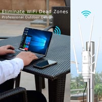 TamperSeals Group AC1200 Kültéri WiFi Jelerősítő - Dual-Band 2.4+5GHz 1200Mbps PoE Access Point, Időjárásálló IP65, 500m Hatótáv, Mesh Támog 5