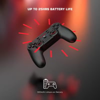 GameSir T3s Vezeték Nélküli Kontroller Windows PC/iOS/Android/Switch Eszközökhöz, Bluetooth Játékvezérlő Állítható Rezgéssel és 4 Fokozatú T 7