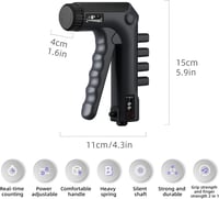 Állítható 5-60kg Kézerősítő és Alkaredzőszett - 2 az 1-ben Számláló Funkcióval 2