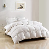 DWR Libatoll Paplan 220x240 cm - Egész Éves Középmeleg Pehelypaplan, Ultrapuha Téli-Nyári Takaró, RDS Tanúsított Fehér Tollpaplan (1320g) 2