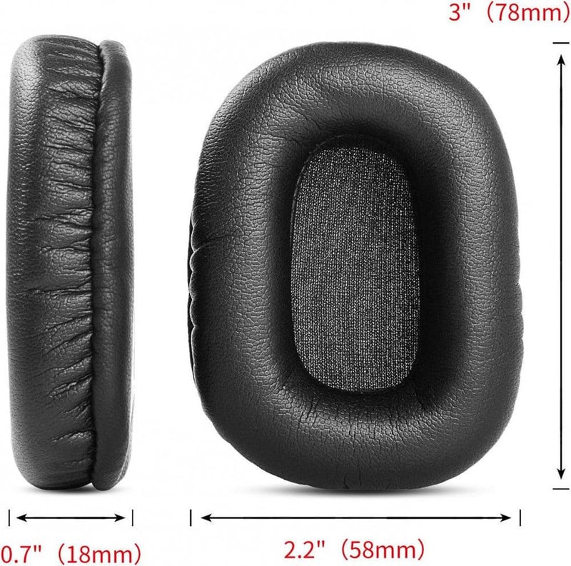 BlueParrott B450-XT Bluetooth headsethez fekete fülpárna és mikrofon szivacs csere szett