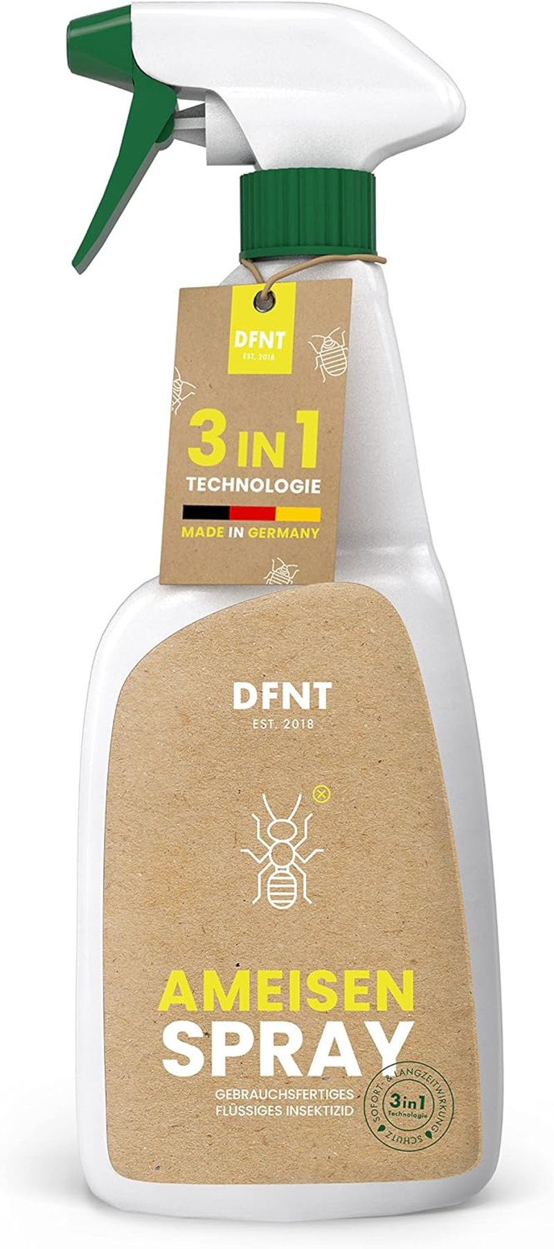 DFNT Hangyairtó Spray 500ml - Hosszantartó Rovarölő Szer Hangyák Ellen