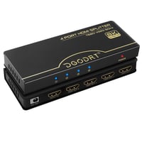 HDMI 2.1 rozbočovač DGODRT 1x4 – 4K 120Hz / 8K 60Hz, 3D HDR 1