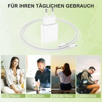 DGVERS 20W USB-C Gyorstöltő + 1m Lightning Kábel iPhone 14 13 12 11 Pro/Max/Plus Készülékekhez - Kompakt Hálózati Adapter 7