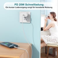 DGVERS iPhone Gyorstöltő Szett - 20W USB-C Adapter és 2M Kábel iPhone 17/16/15 Sorozathoz, iPad Air/Mini Készülékekhez Kompatibilis 5