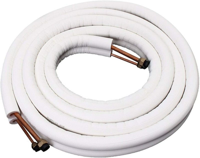 DH-Link Szigetelt Klíma Csatorna 1/4" 3/8" Dupla Tekercs 5db
