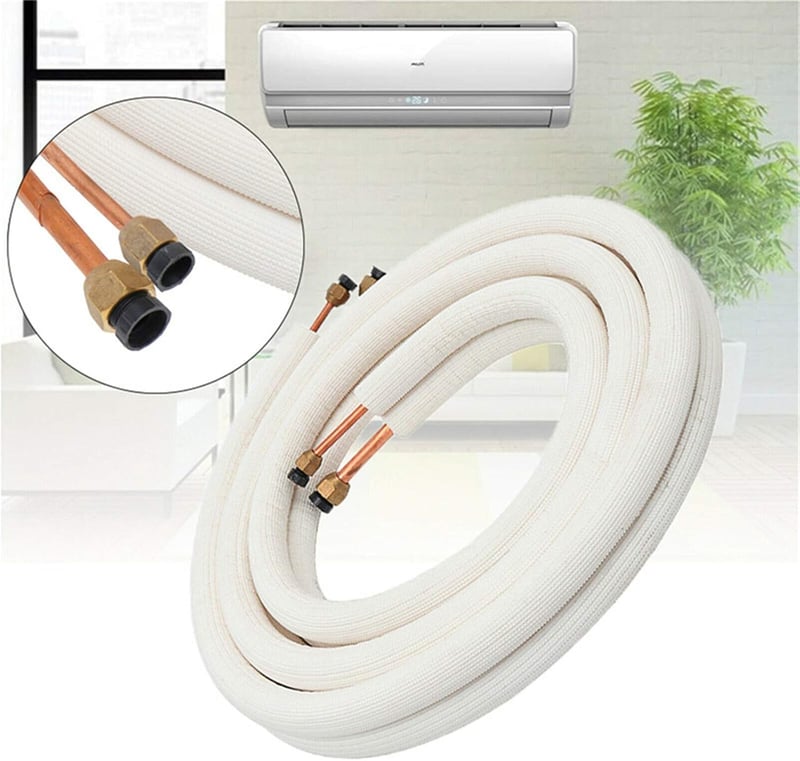 DH-Link Szigetelt Klíma Csatorna 1/4" 3/8" Dupla Tekercs 5db