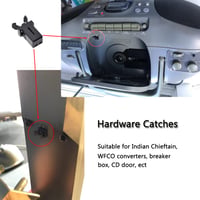 Închizătoare capac coș de gunoi Brabantia, clipsuri de schimb flexibile pentru capace, pentru coșuri Touch Top de 3-50 litri, cleme de fixare durabile, pentru coș de gunoi de bucătărie, 2 bucăți 7