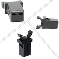 Închizătoare capac coș de gunoi Brabantia, clipsuri de schimb flexibile pentru capace, pentru coșuri Touch Top de 3-50 litri, cleme de fixare durabile, pentru coș de gunoi de bucătărie, 2 bucăți 3