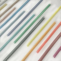 DHP kovová špirála, rozstup 5:1, 10 mm, A4, balenie MiniPACK mix farieb, 25 ks, štandardné a špeciálne farby, kapacita 60 listov 4
