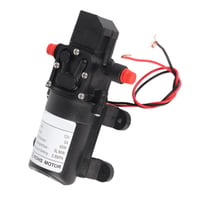 Membrán Szivattyú 12V 60W 5L/perc Nagynyomású Vízpumpa 115psi 0.8MPa Önfelszívó Autómosó — hiányzó felfogatók (állapot: lásd a 2. képet) 6