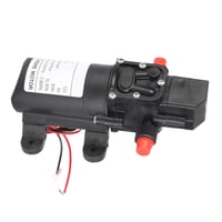 Membrán Szivattyú 12V 60W 5L/perc Nagynyomású Vízpumpa 115psi 0.8MPa Önfelszívó Autómosó — hiányzó felfogatók (állapot: lásd a 2. képet) 9