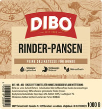 DIBO Burtă de Vită 1000 g - Gustare Naturală de Mestecat pentru Câini, Recompensă Fără Chimicale, Hrană de Calitate pentru Câini 4