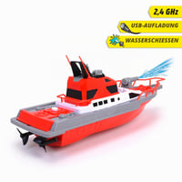Hasičská loď na diaľkové ovládanie Dickie Toys 201107000 s funkciou striekania vody - od 6 rokov 4