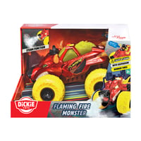 Dickie Toys Hasiaci Monster Truck 25 cm – S funkciou pary, autíčko s gumenými kolesami pre deti, so svetlom a zvukom, od 3 rokov 8