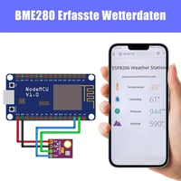 Dictien BME280 Barometrikus Szenzor Modul 5V Arduino Raspberry Pi 5db 6
