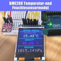 Dictien BME280 Barometrikus Szenzor Modul 5V Arduino Raspberry Pi 5db 3