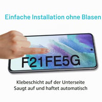 Didisky set 2 folii de protecție din sticlă securizată pentru Samsung Galaxy S21 FE 5G, duritate 9H, fără bule, înaltă definiție 6