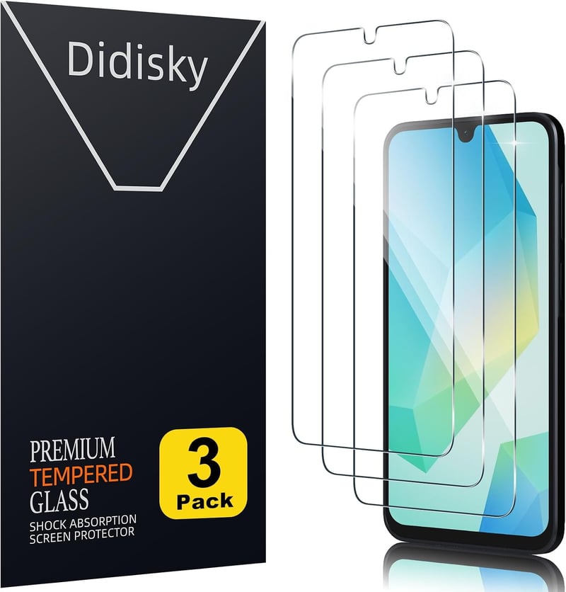 Didisky edzett üveg képernyővédő Samsung Galaxy A16/A17/A26 - 3 db