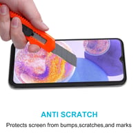 Didisky 3 ks tvrdené sklo na ochranu displeja pre Samsung Galaxy A23 4G / A23 5G, tvrdosť 9H, kompatibilné s čítačkou odtlačkov prstov, bez bublín, HD rozlíšenie 4